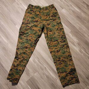 USMC MARPAT Combat Utility Pants - Size Medium Long (has name tape)